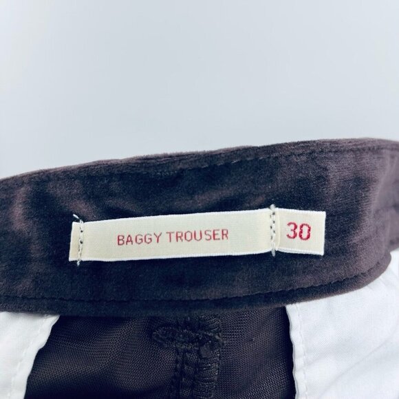 Levi’s  baggy Pants Size30X31 Women’s Throusers Velvet Straight Leg Brown New - Picture 8 of 9